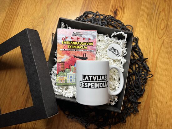 Komplekts ar krūzi Rīgas apkaimju iepazīšanai